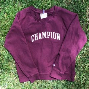 Maroon Champion Crew Neck